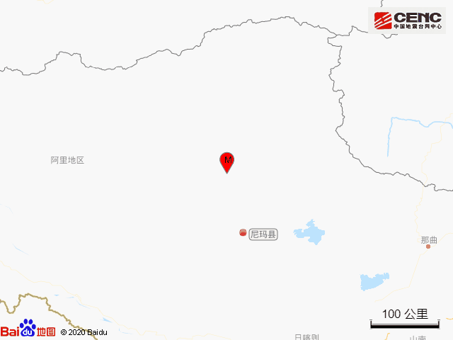 西藏发生6.6级地震视频