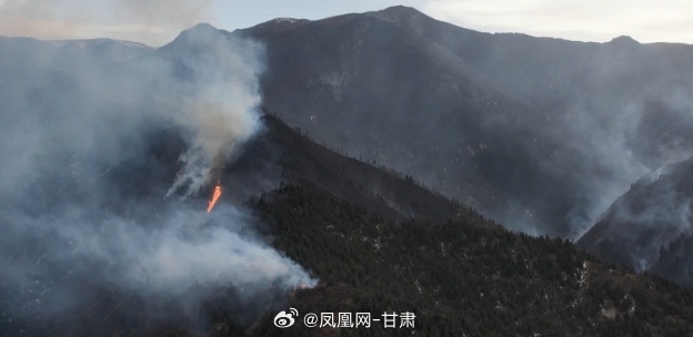 天水一地发生山火