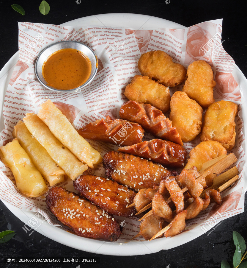 年夜饭大作战之油炸小食拼盘