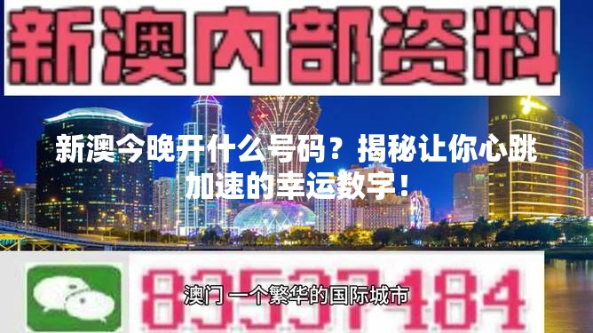 新澳今晚开什么号码？揭秘让你心跳加速的幸运数字！