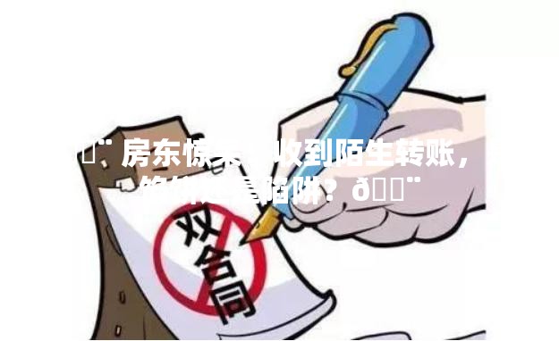 🚨 房东惊呆！收到陌生转账，是馅饼还是陷阱？🚨