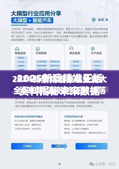 2025新澳精准正版资料揭秘未来数据新趋势，你准备好了吗？