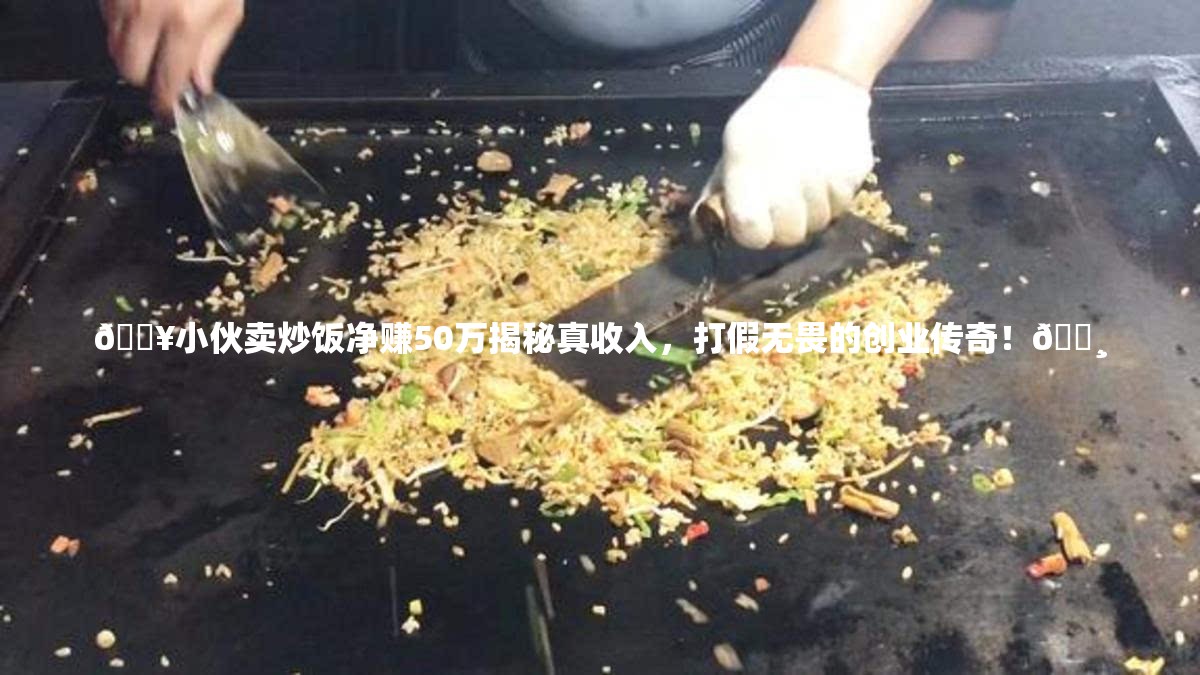 🔥小伙卖炒饭净赚50万揭秘真收入，打假无畏的创业传奇！💸