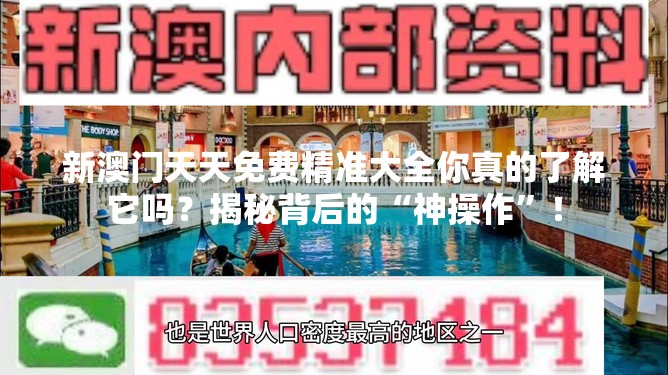 新澳门天天免费精准大全你真的了解它吗？揭秘背后的“神操作”！