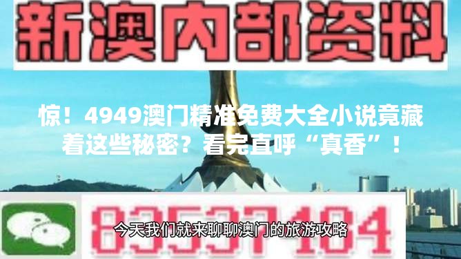 惊！4949澳门精准免费大全小说竟藏着这些秘密？看完直呼“真香”！