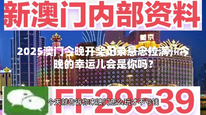 2025澳门今晚开奖记录悬念拉满，今晚的幸运儿会是你吗？